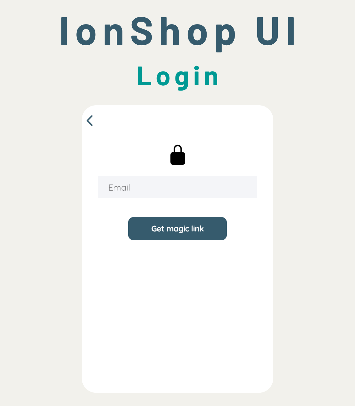 Ionic Angular eCommerce Theme Template