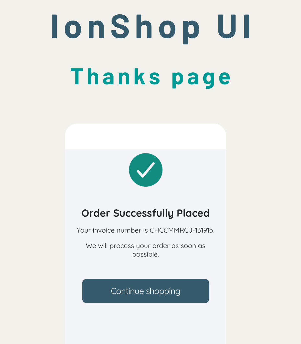 Ionic Angular eCommerce Theme Template